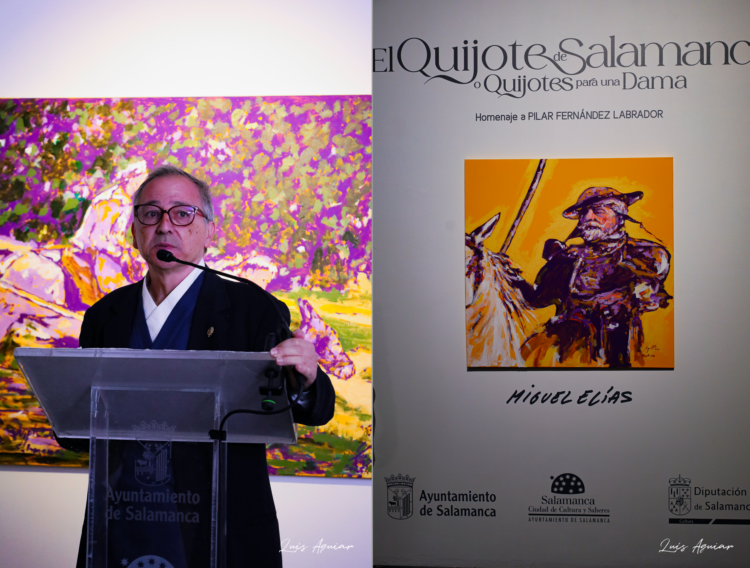 Miguel Elías: «Desde niño quería ser pintor y nada más que pintor», una entrevista de Petruvska Simne con fotos de Luis Aguiar